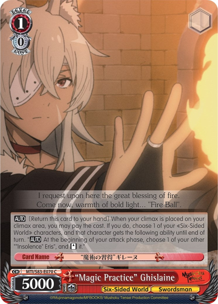’Magic Practice’ Ghislaine (83070) [MTI/S83] - Weiss Schwarz Single