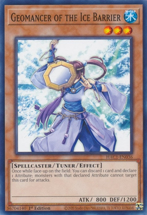Geomancer of the Ice Barrier (1036) (HAC1) - YuGiOh Single