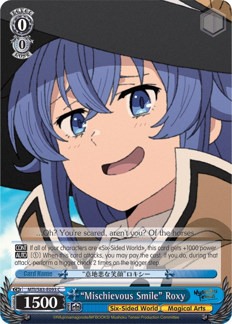 ’Mischievous Smile’ Roxy (83093) [MTI/S83] - Weiss Schwarz Single