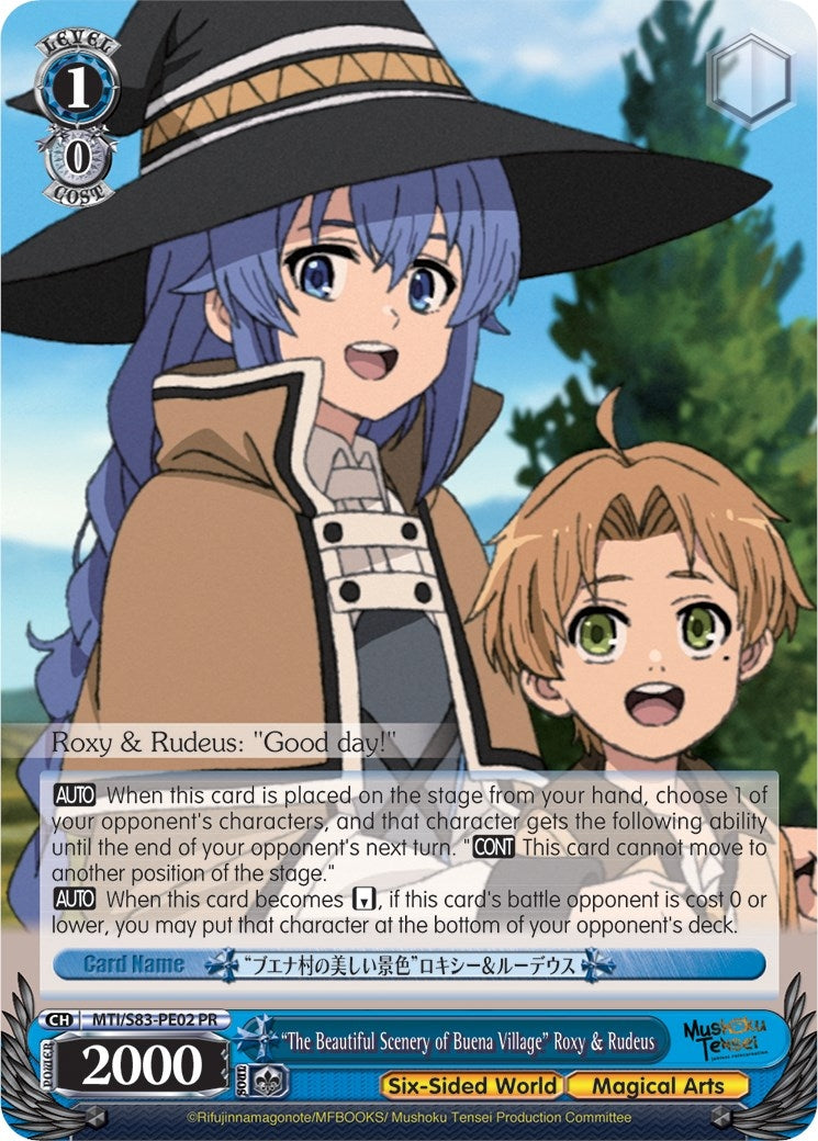 ’The Beautiful Scenery of Buena Village’ Roxy & Rudeus (8302) [MTI/S83] - Weiss Schwarz Single