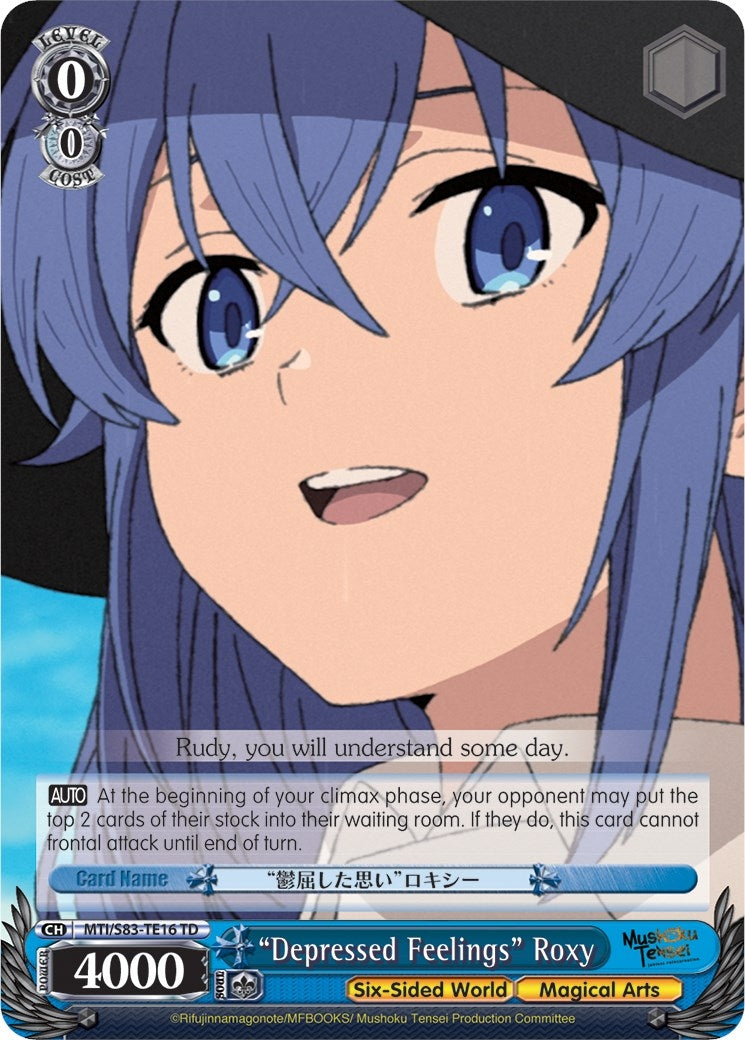 ’Depressed Feelings’ Roxy (8316) [MTI/S83] - Weiss Schwarz Single