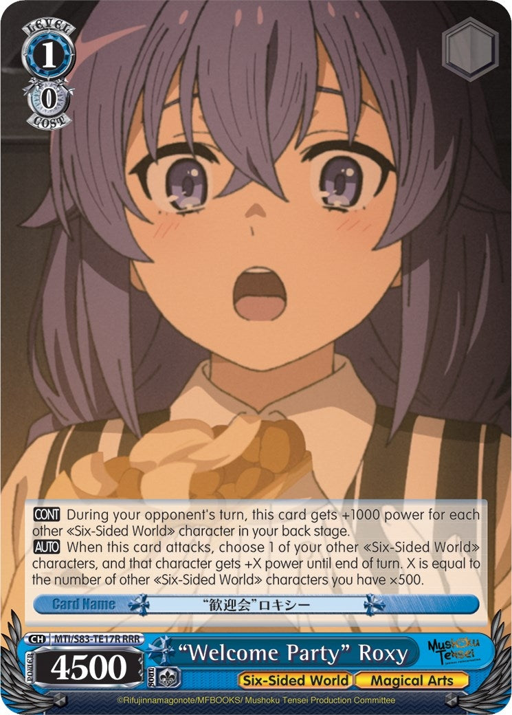 ’Welcome Party’ Roxy (RRR) (8317) [MTI/S83] - Weiss Schwarz Single