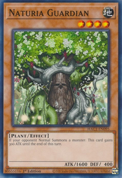 Naturia Guardian (1095) (HAC1) - YuGiOh Single