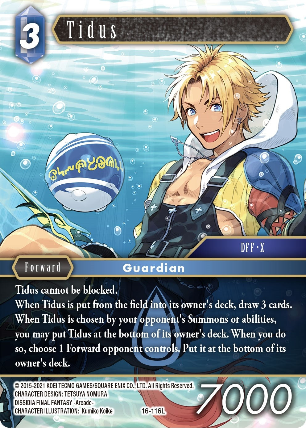 Tidus (16) [16] - Final Fantasy TCG Single