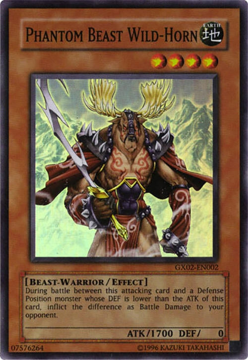 Phantom Beast Wild-Horn (2002) - YuGiOh Single