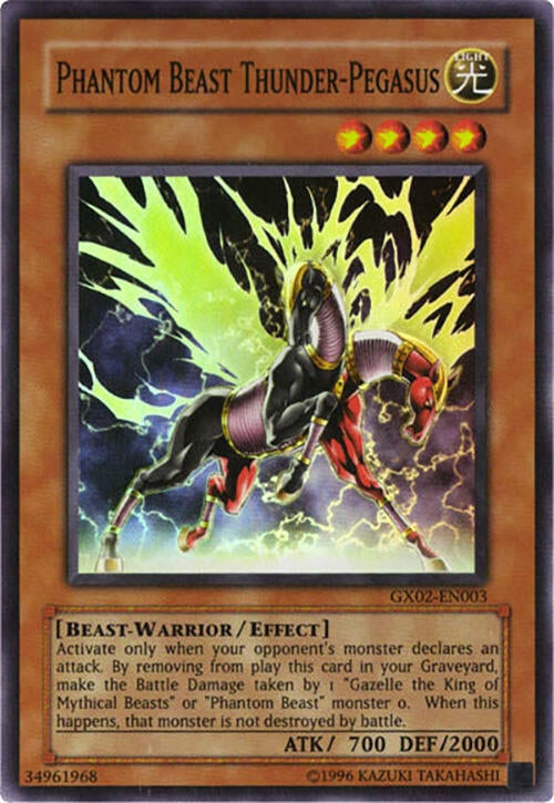 Phantom Beast Thunder-Pegasus (2003) - YuGiOh Single