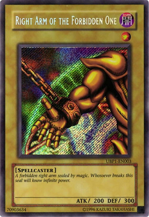 Right Arm of the Forbidden One (1003) - YuGiOh Single