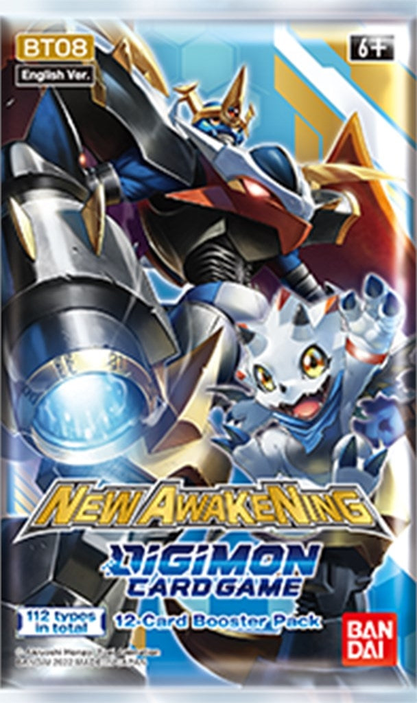 New Awakening Booster Pack [BT08] - Digimon Card Game Sealed