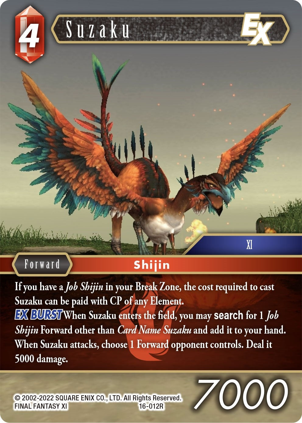 Suzaku EX (16) [16] - Final Fantasy TCG Single