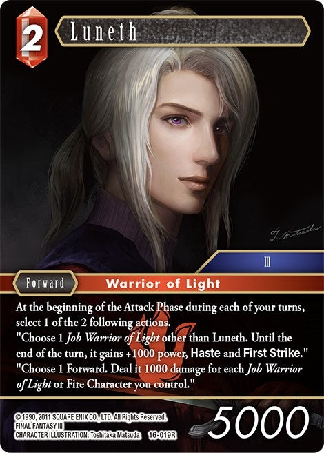 Luneth (16) [16] - Final Fantasy TCG Single