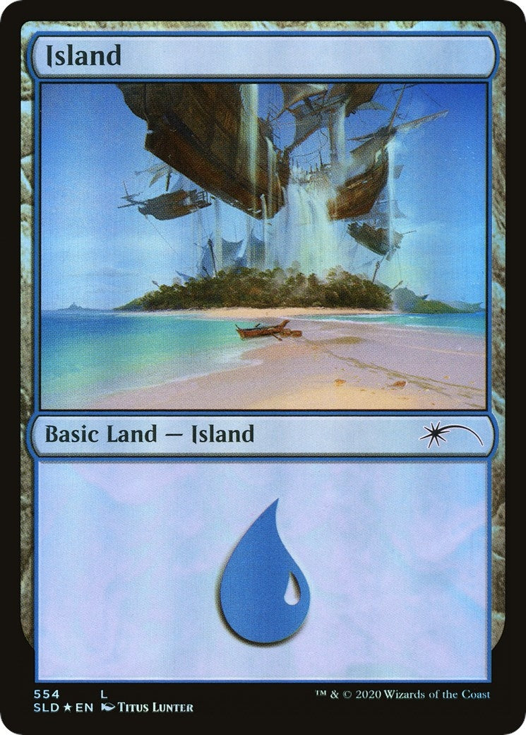 Island (554) (554) [SLD] - MTG Single