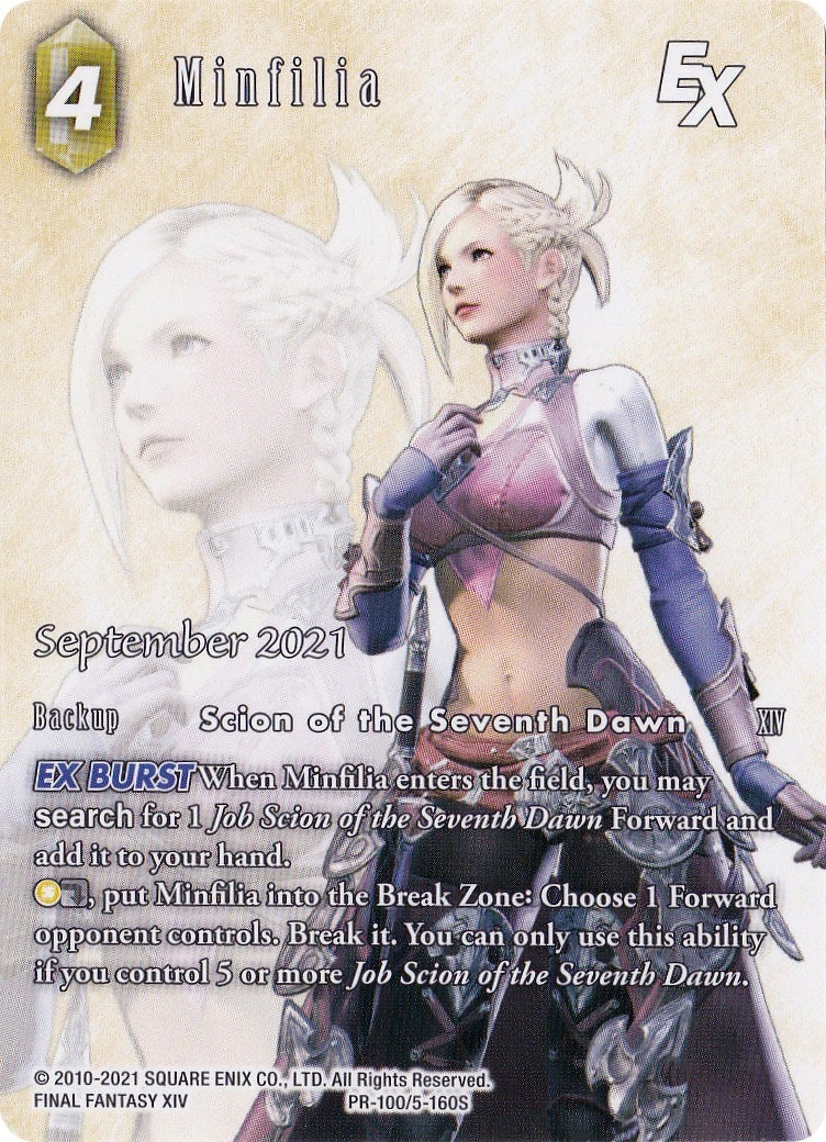Minfilia EX (September 2021) (1005160) [PR] - Final Fantasy TCG Single