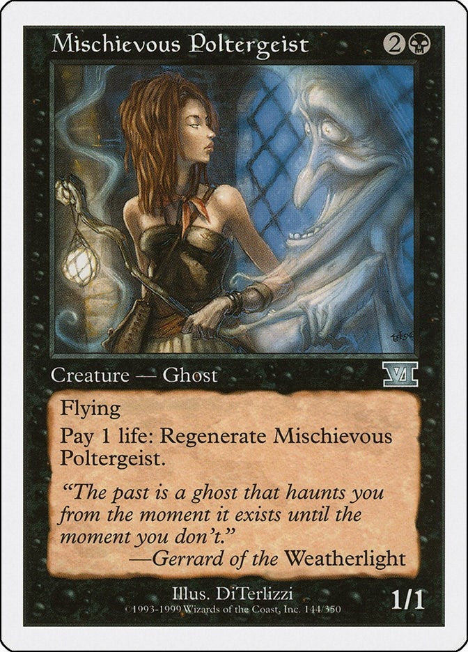 Mischievous Poltergeist (144) [6ED] - MTG Single