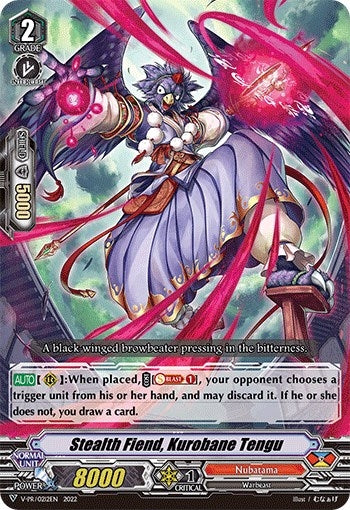 Stealth Fiend Kurobane Tengu (212) [VPR] - Cardfight Vanguard Single