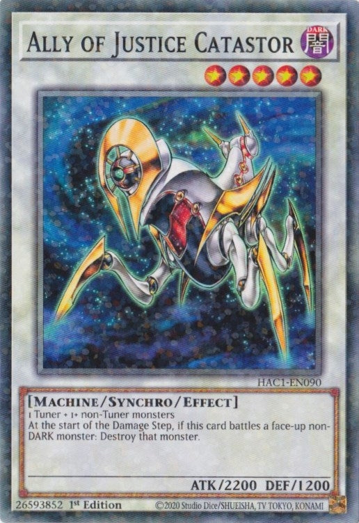 Ally of Justice Catastor (Duel Terminal) (1090) (HAC1) - YuGiOh Single