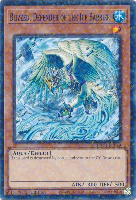 Blizzed Defender of the Ice Barrier (Duel Terminal) (1029) (HAC1) - YuGiOh Single
