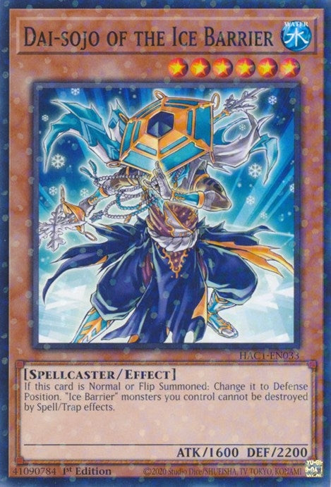 Dai-sojo of the Ice Barrier (Duel Terminal) (1033) (HAC1) - YuGiOh Single