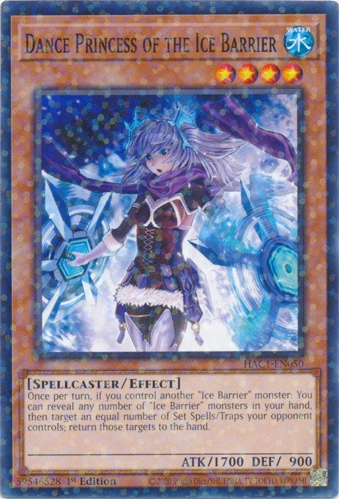 Dance Princess of the Ice Barrier (Duel Terminal) (1050) (HAC1) - YuGiOh Single