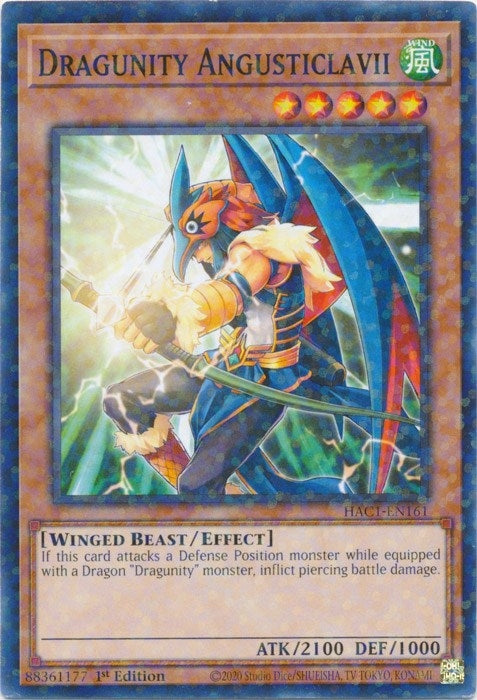 Dragunity Angusticlavii (Duel Terminal) (1161) (HAC1) - YuGiOh Single