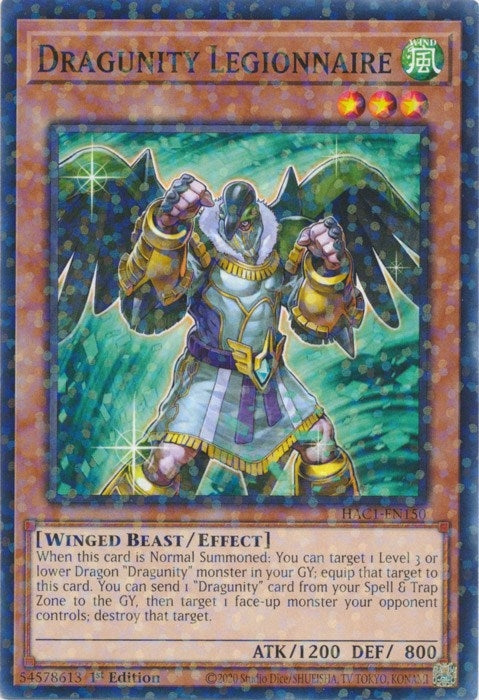 Dragunity Legionnaire (Duel Terminal) (1150) (HAC1) - YuGiOh Single