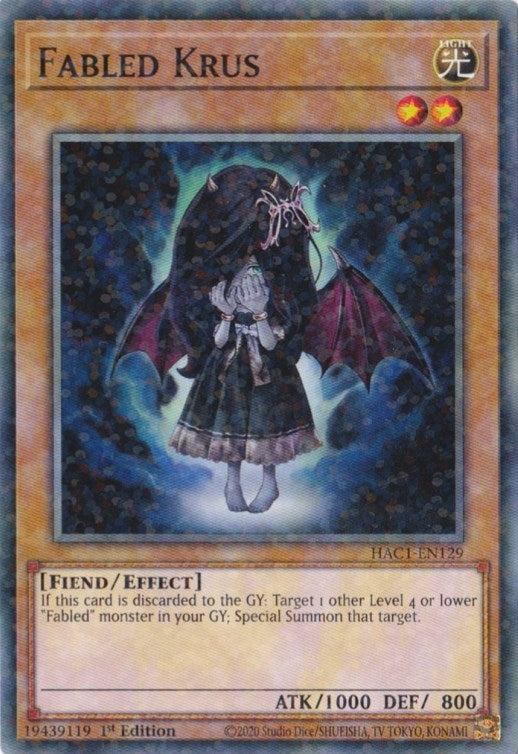 Fabled Krus (Duel Terminal) (1129) (HAC1) - YuGiOh Single