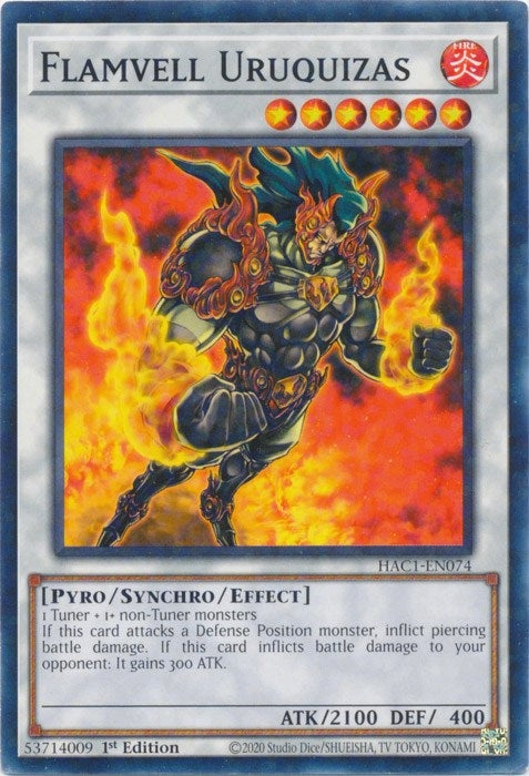 Flamvell Uruquizas (Duel Terminal) (1074) (HAC1) - YuGiOh Single