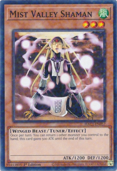 Mist Valley Shaman (Duel Terminal) (1057) (HAC1) - YuGiOh Single