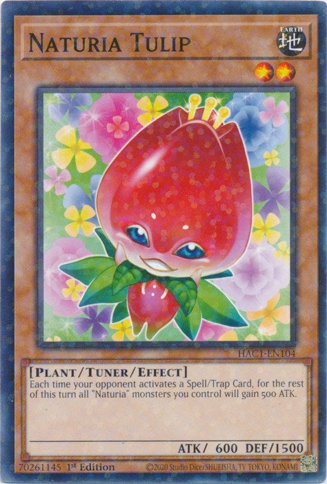 Naturia Tulip (Duel Terminal) (1104) (HAC1) - YuGiOh Single