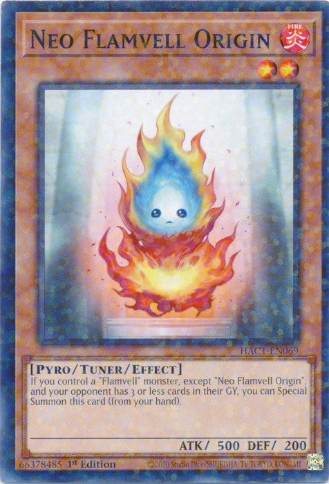 Neo Flamvell Origin (Duel Terminal) (1069) (HAC1) - YuGiOh Single