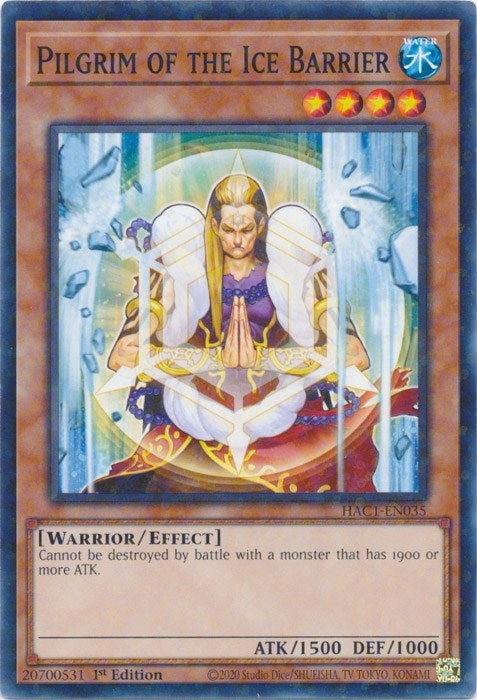Pilgrim of the Ice Barrier (Duel Terminal) (1035) (HAC1) - YuGiOh Single