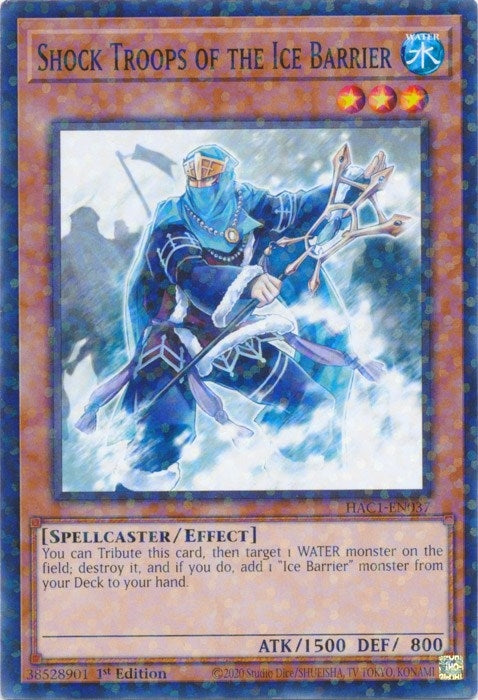 Shock Troops of the Ice Barrier (Duel Terminal) (1037) (HAC1) - YuGiOh Single