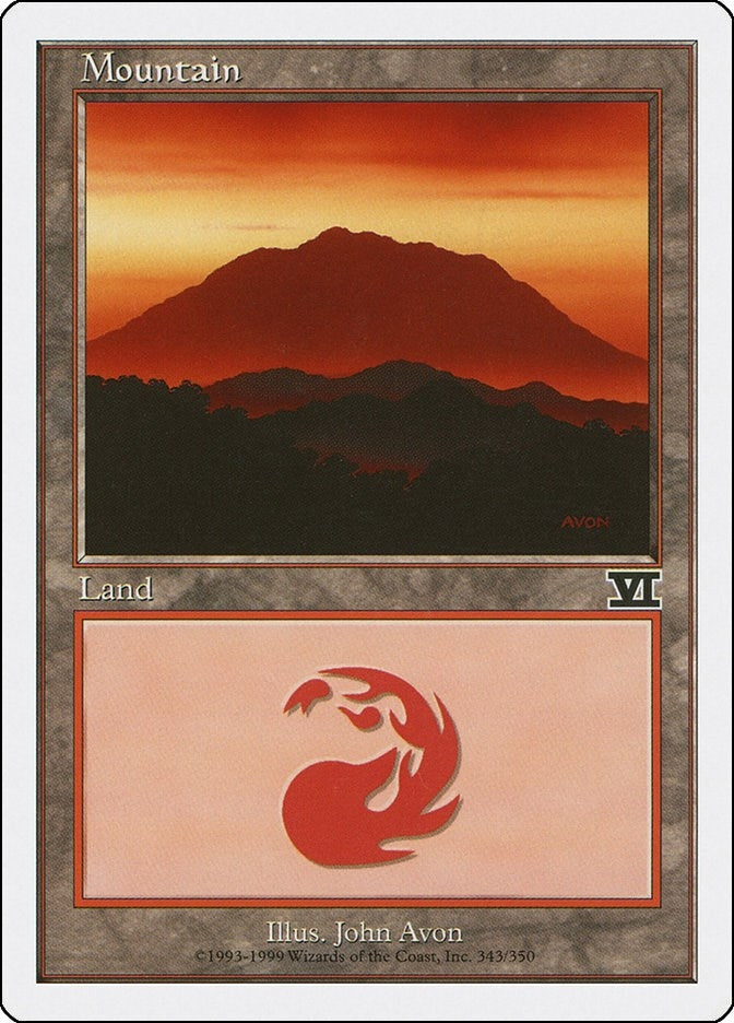 Mountain (343) (343) [6ED] - MTG Single