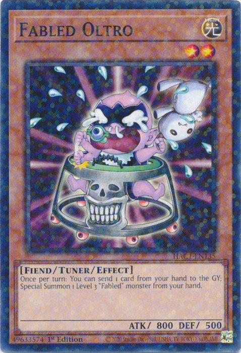 Fabled Oltro (Duel Terminal) (1135) (HAC1) - YuGiOh Single