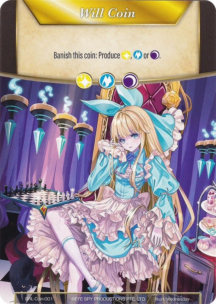 Will Coin - Coin-001 - Alice Tales of Creation (0) [GGR] - Force of Will Single