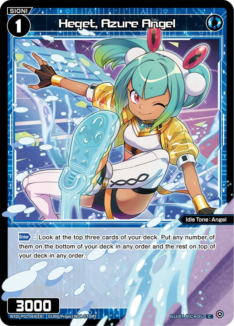 Heqet Azure Angel (2064) [WXDi-P02] - WIXOSS Single