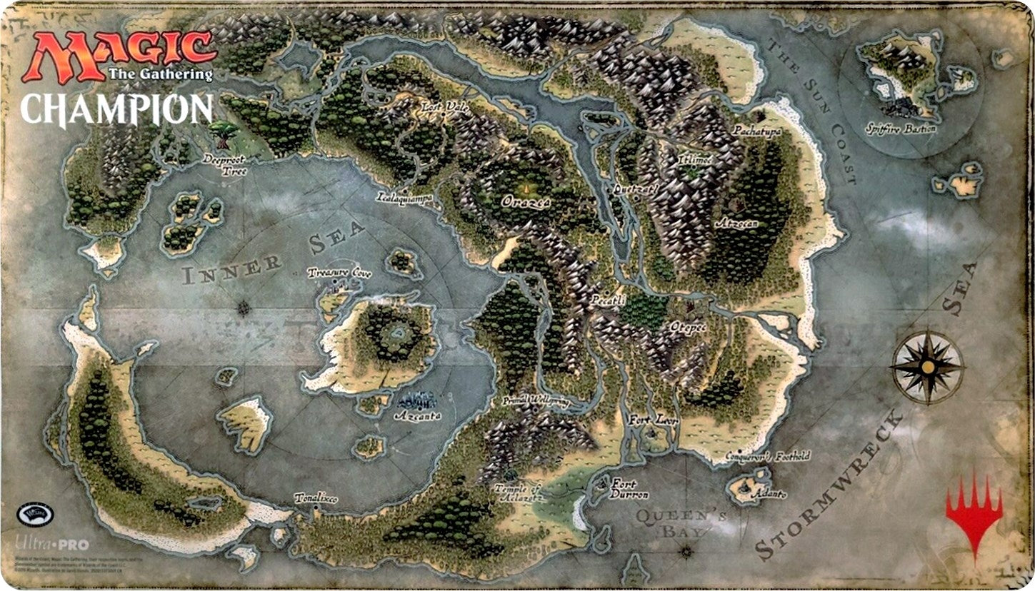 Magic Store Champion 2018 Playmat: Ixalan Map - Playmats Sealed