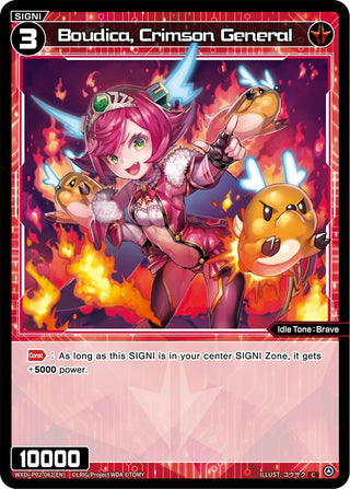 Boudica Crimson General (2062) [WXDi-P02] - WIXOSS Single