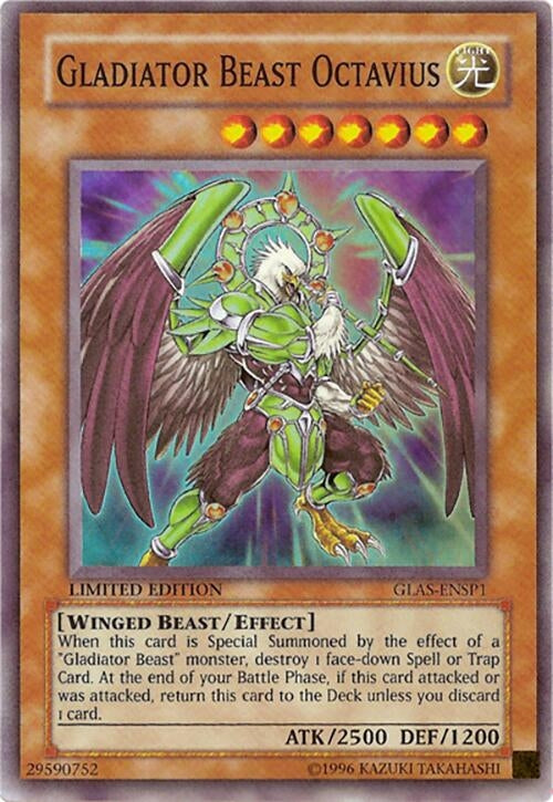 Gladiator Beast Octavius (1) - YuGiOh Single
