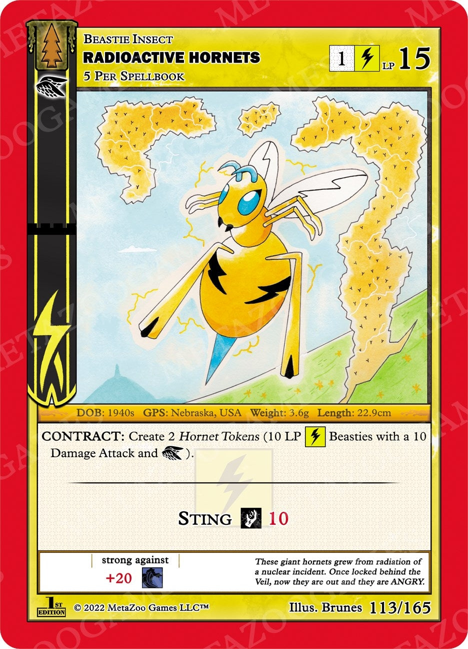 Radioactive Hornets (113) (WILFE) - MetaZoo Single