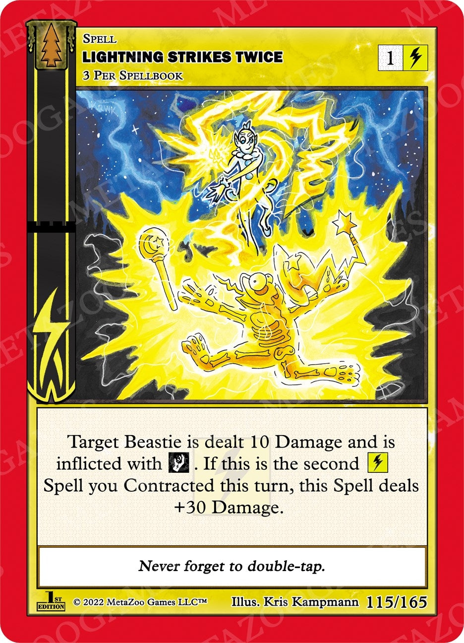 Lightning Strikes Twice (115) (WILFE) - MetaZoo Single
