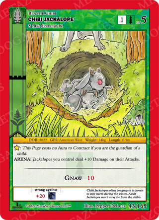 Chibi Jackalope (43) (WILFE) - MetaZoo Single