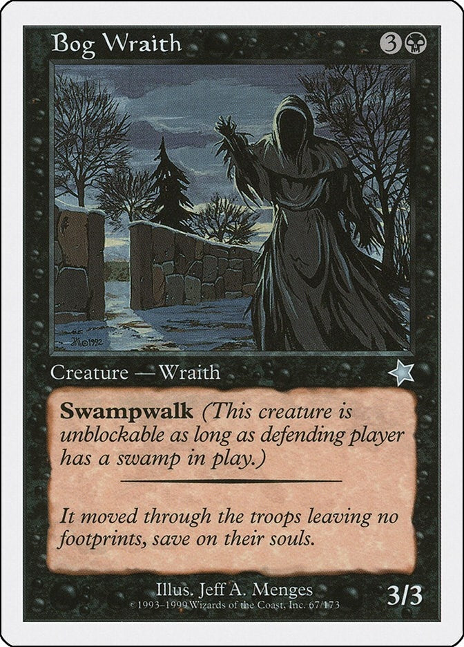Bog Wraith (67) [S99] - MTG Single