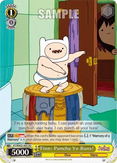 Finn: Puncha Yo Buns! (203) [AT/WX02] - Weiss Schwarz Single
