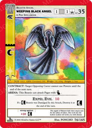 Weeping Black Angel (76) (WILFE) - MetaZoo Single