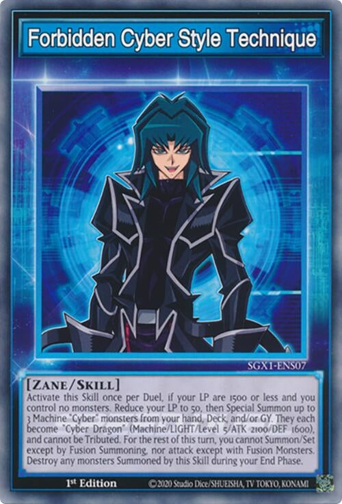Forbidden Cyber Style Technique (107) - YuGiOh Single