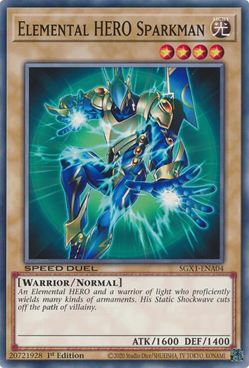 Elemental HERO Sparkman (104) - YuGiOh Single
