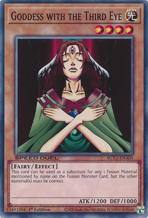 Goddess with the Third Eye (105) - YuGiOh Single
