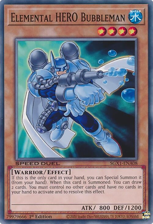 Elemental HERO Bubbleman (108) - YuGiOh Single