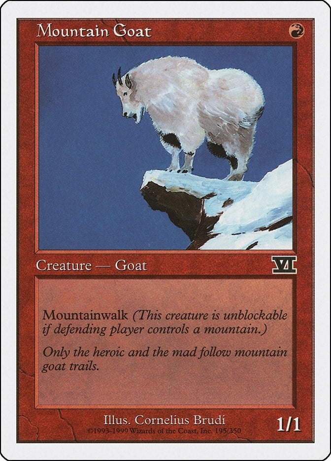 Mountain Goat (195) [6ED] - MTG Single