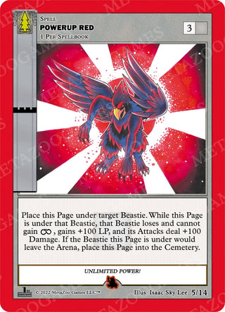 Powerup Red (Flame) (5) (WILFE-TD) - MetaZoo Single